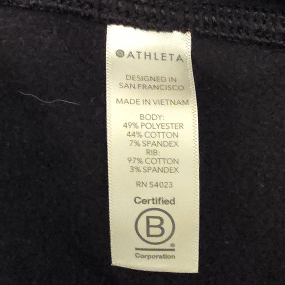 Athleta Triumph Hoodie Black S NWT - Picture 7 of 7